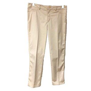 PEACE OF CLOTH Tan Dressier Crop Jeans Ankle‎ Pant Women's 4 USA 30x26 USA $156